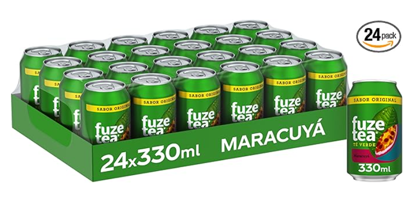 Fuze Tea Maracuyá — Pack 24 Latas x 330 ml
